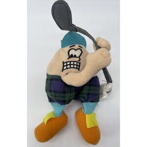 Talking Silly Slammers Mulligan #35 Golf Bean Bag Plush 1998 Original Tags